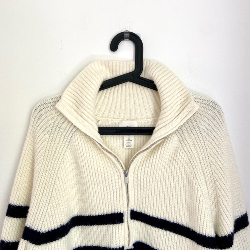 H&M // Rib-knit half-zip sweater - Picture 3 of 5